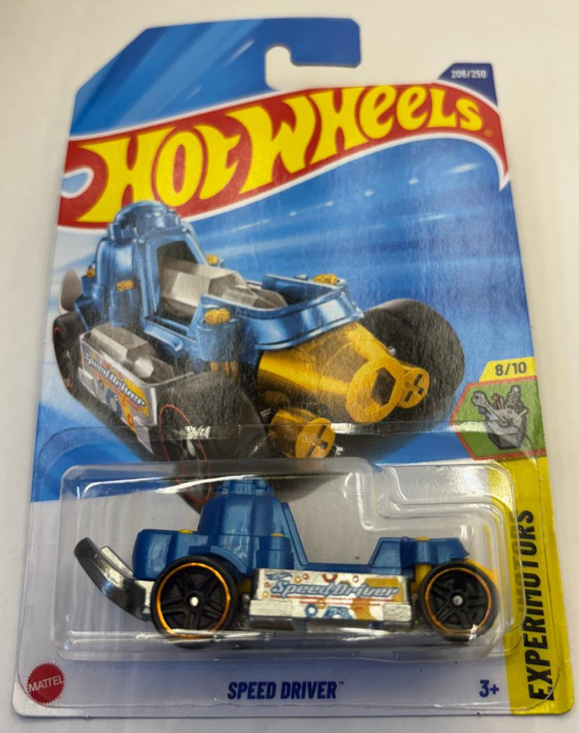 HotWheels 2019 Experimotors – Speed Driver (Mainline). Front Package View