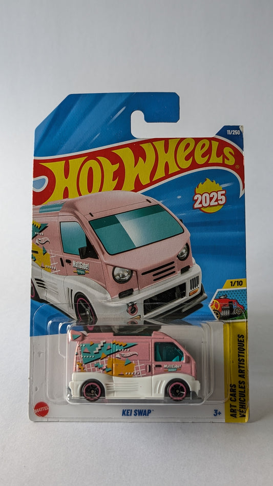Hot Wheels toy car in packaging on a gray background
