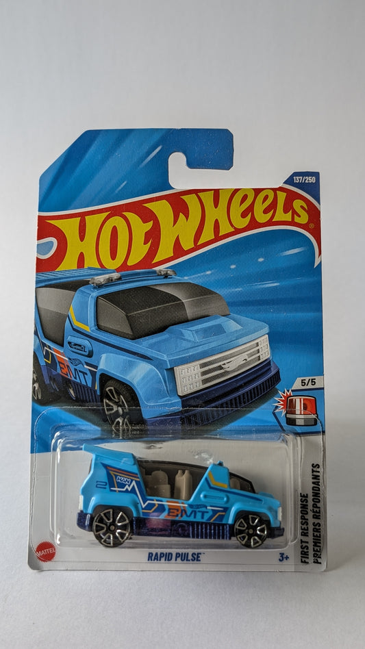 Hot Wheels toy car in packaging on a white background