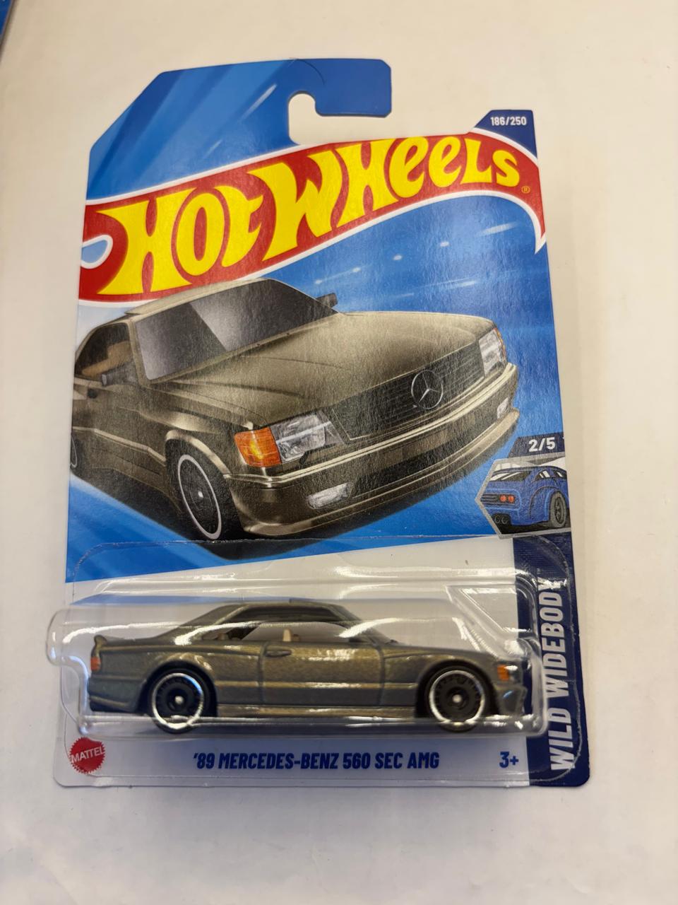 HotWheels 2022 Wild Widebody – '89 Mercedes-Benz 560 Sec AMG (Mainline).