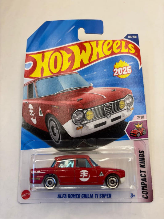 HotWheels 2025 Compact Kings – Alfa Romeo Giulia T1 Super (Mainline).