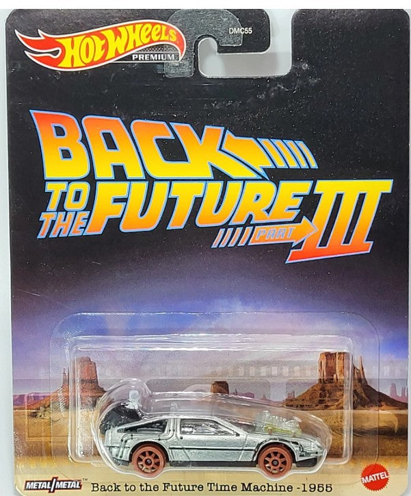 Hot Wheels Premium – Back to the Future Time Machine (1955 Edition)