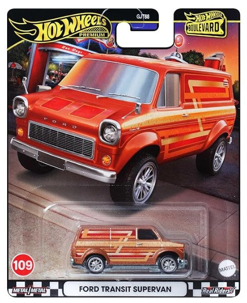 Hot Wheels Boulevard Ford Transit SuperVan Boulevard(Orange)