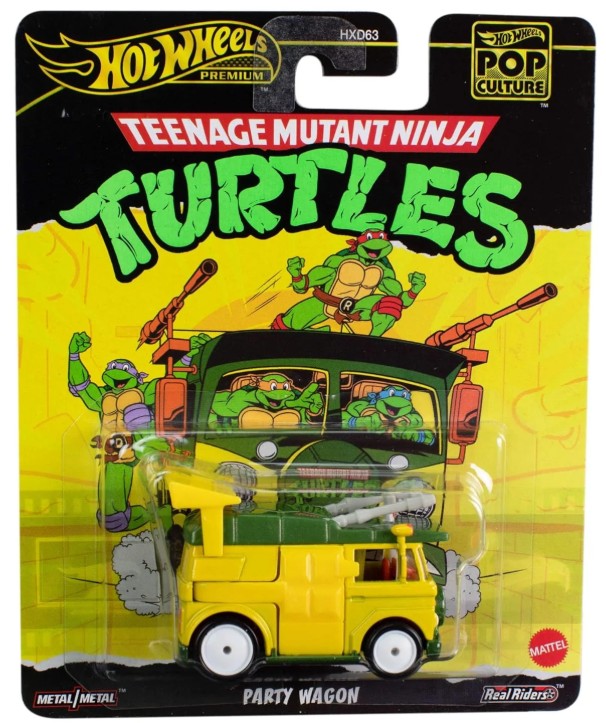 Hot Wheels Premium – Party Wagon (TMNT Edition)