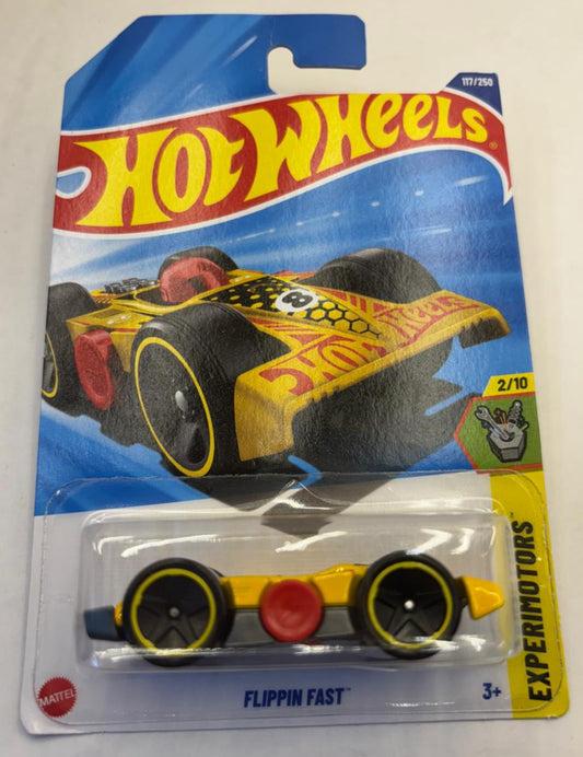 HotWheels 2024 Experimotors – Flippin Fast (Mainline). Front Package View