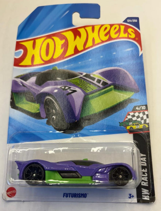 HotWheels 2016 HW Race Day – Futurismo (Mainline). Front Package View
