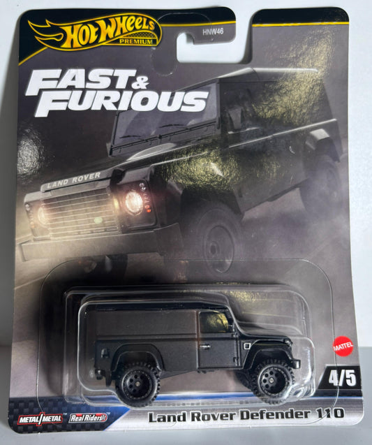 Hot Wheels Premium - Land Rover Defender 110 (Fast & Furious Front View