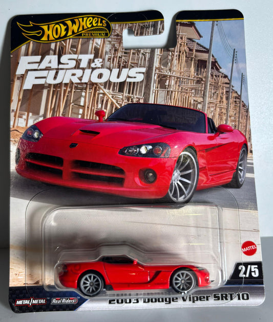 Hot Wheels Premium – 2003 Dodge Viper SRT-10 Front View