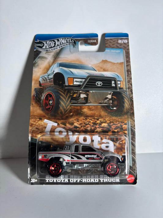 Hot_Wheels_Silver_Series_Toyota_Off-Road_Truck package front view