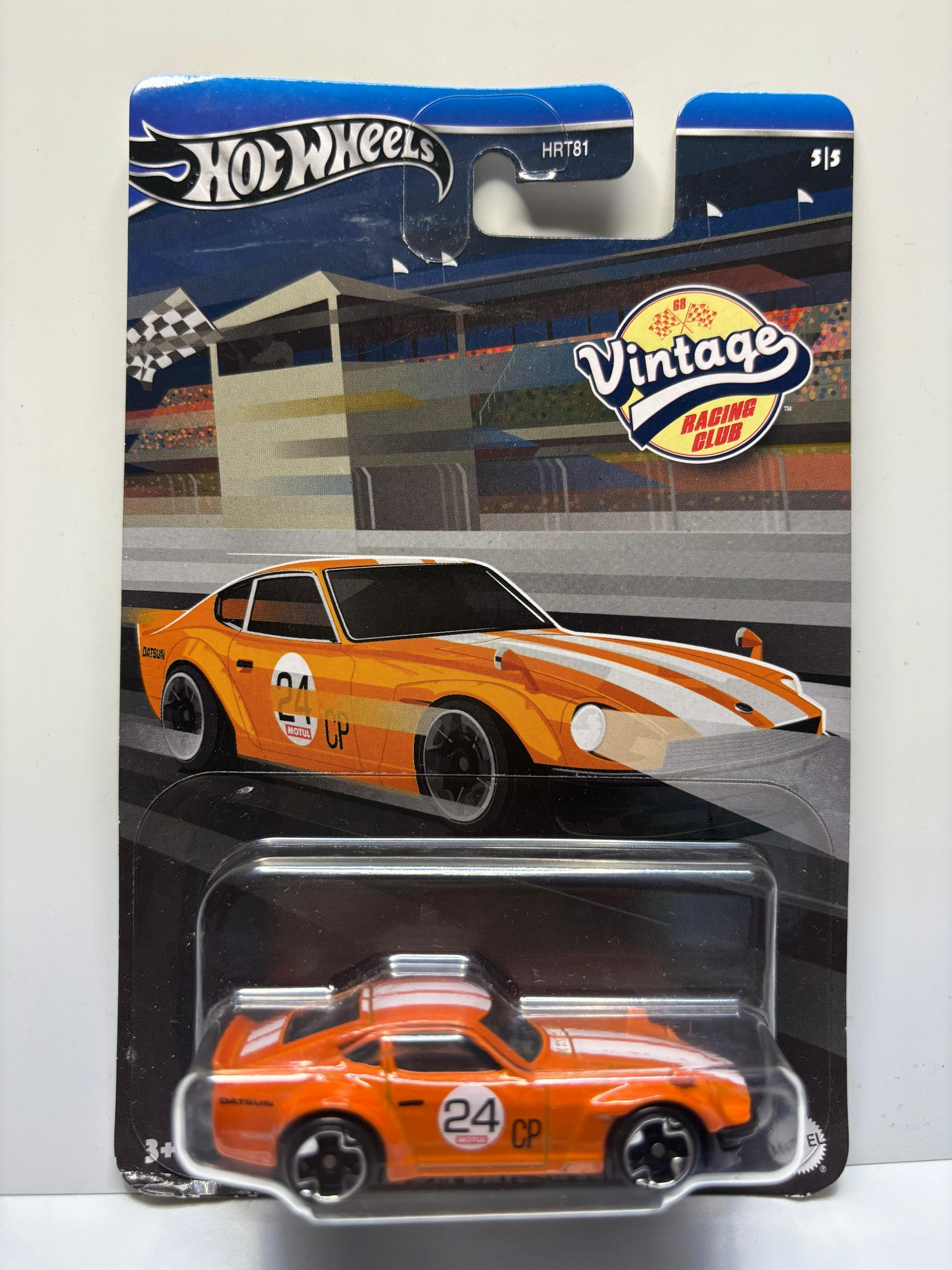 Hot Wheels vintage racing club car in packaging