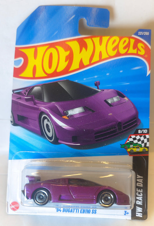 Hot wheels 94 Bugatti EB 110 SS HW Race Day Front Pack