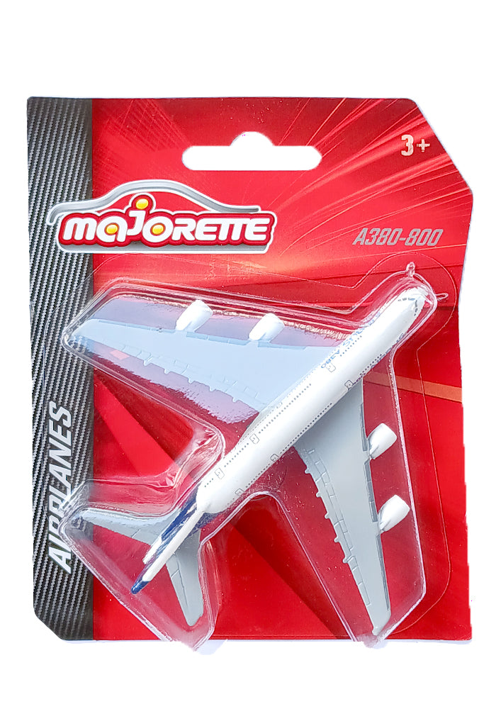 Majorette Airplanes Airbus A380-800 | 2 Storey | 4 Engine Configuration