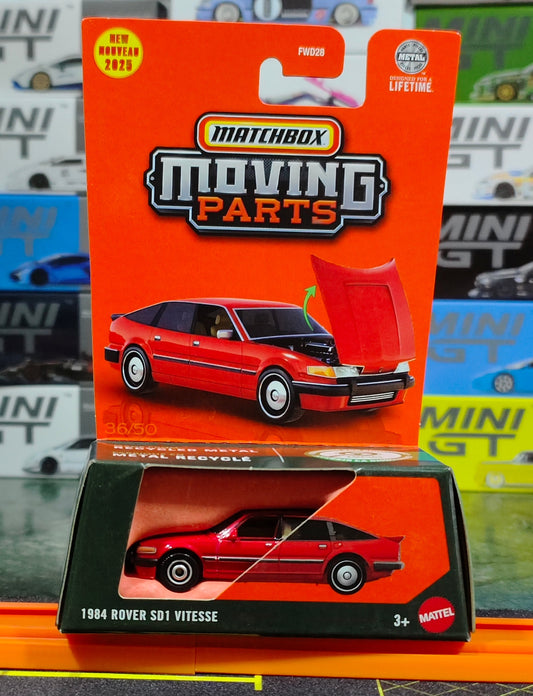 Matchbox Moving Parts - 1984 Rover SD1 Vitesse  front view
