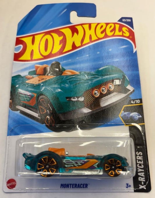 HotWheels 2015 X-Raycers – Monteracer (Mainline). front Pack View