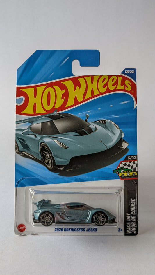 Hot Wheels toy car in packaging on a white background