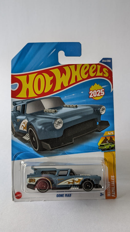 Hot Wheels toy car in packaging on a white background