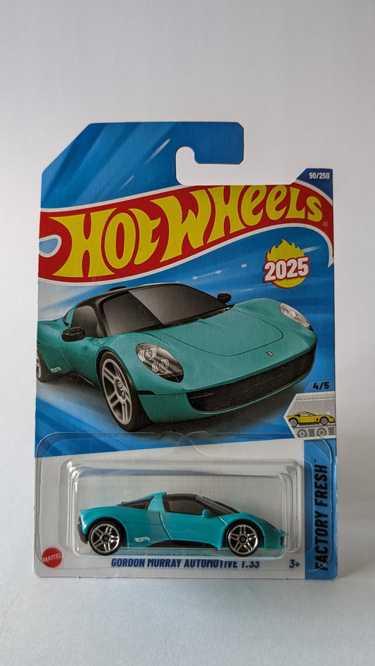 Hot Wheels toy car in packaging on a white background