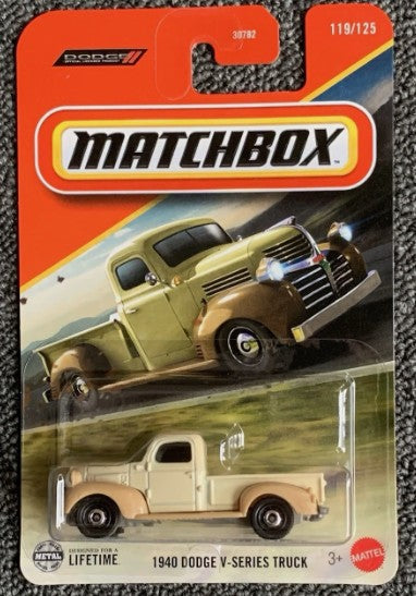 MatchBox - 1940 Dodge V-series Truck front