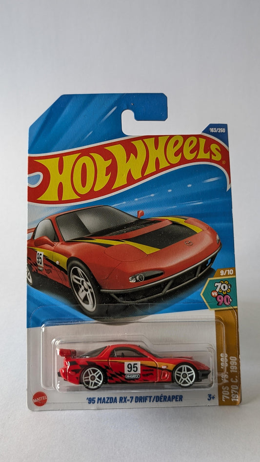 Hot Wheels Mazda RX-7 Drift + Rapid Pulse